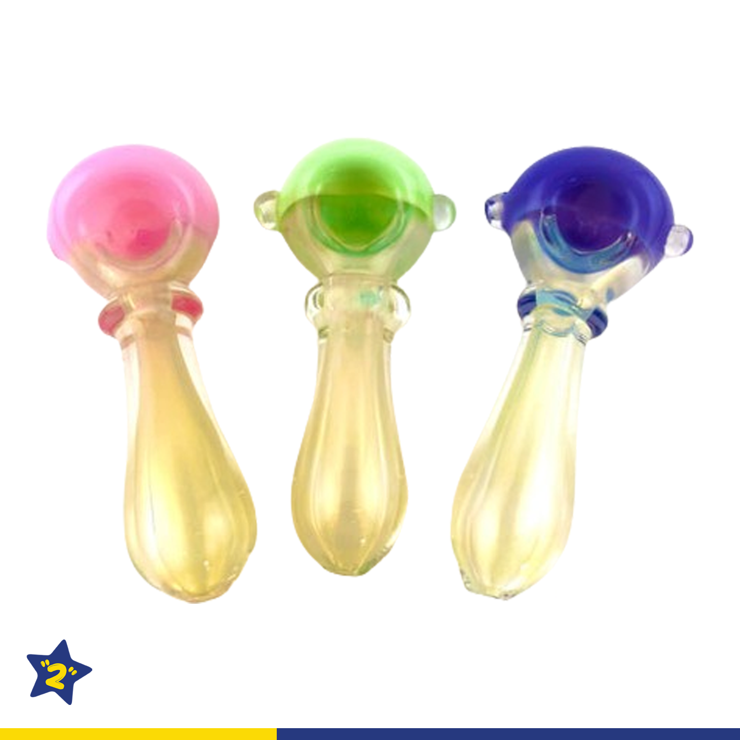 5" Slime Head Single Ring Fumed Hand Pipe