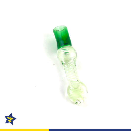 4" Color Mouth & Twist Glass Chillum