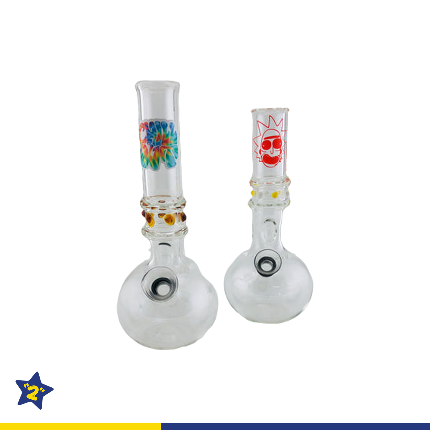 8" Beaded Ball Water Pipe